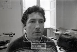 Primeros planos de dirigentes de CCOO y del PCA