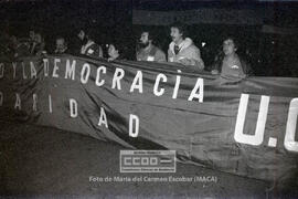 Manifestación en defensa del empleo y por el cumplimiento del ANE