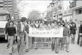 Manifestación contra el paro en el barrio del Cerro del Águila – 13