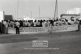 Concentración de trabajadores de Fundiciones Caetano de Camas – 01