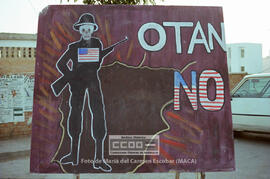 Mitin de Marcelino Camacho en Lora del Río contra la OTAN y almuerzo posterior – 26