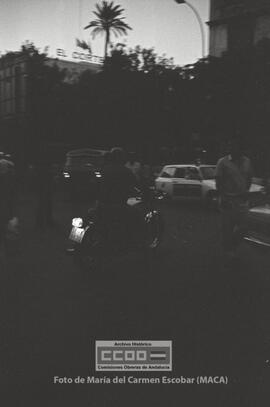 Manifestación durante una huelga general de panadería  – 18