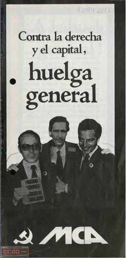 “Contra la derecha y el capital, huelga general”