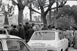 Manifestación contra el paro