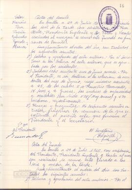 1965 (29 de julio) – Acta del Jurado