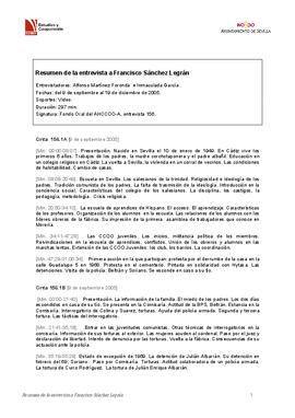 Entrevista a Francisco Sánchez Legrán