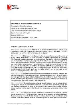 Entrevista a Charo Nuñez
