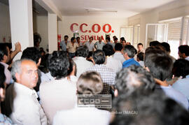 Asamblea de delegados en la sede de Trajano de CCOO de Sevilla  – 05