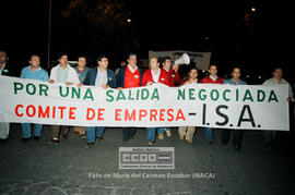 Manifestación de los trabajadores de I.S.A. – 23