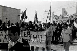 Manifestación del 1º de Mayo de 1979 en camas