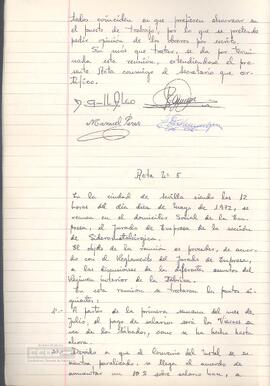1972 (10 de mayo) – Acta del Jurado (núm. 5)
