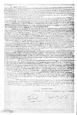 Carta de F. Acosta, E. Saborido y F. Soto a Castillo González solicitándole su apoyo para la anulación de las condenas.