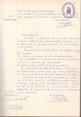 1965 (27 de enero) – Acta del Comité de Seguridad e Higiene
