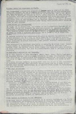 Circular del Secretariado Nacional de Catalunya de la [LCR] sobre los congresos de Comisiones Obreras
