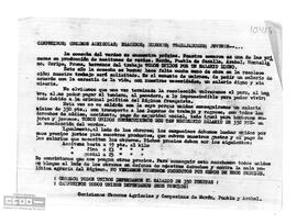 Comunicado de las Comisiones Obreras Agrícolas y Campesinas de Morón, Puebla y Arahal acerca de la defensa de un salario digno en la recolección de la aceituna y precios justos en los productos.