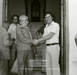 Visita de Marcelino Camacho a La Luisiana y a Puebla de Cazalla