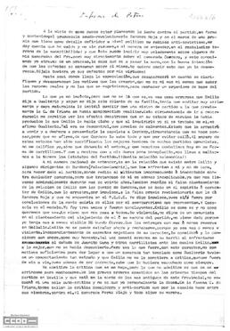 Informe del camarada Petri sobre los problemas de la célula de Triana.