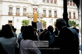 Concentración de los trabajadores de sanidad ante la sede del Parlamento Andaluz – 04