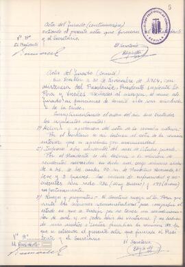 1964 (30 de noviembre) – Acta del Comité de Seguridad e Higiene