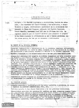 Cuestionario para la elaboración del proyecto de Tesis del Congreso ordinario del PCOE.