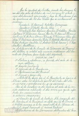 1971 (8 de octubre),  Acta del Pleno del Jurado de Empresa