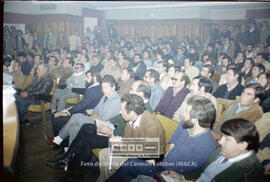 Asamblea de delegados en el teatro Duque (Sevilla), tema: A.I. – 17