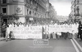 Manifestación de estudiantes de Medicina pidiendo prácticas – 16