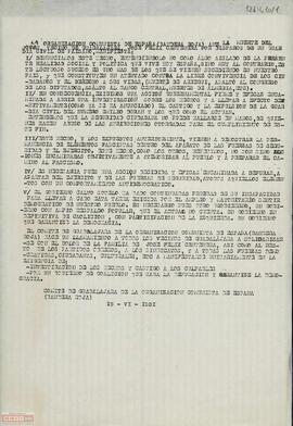 Declaración del Comité de Guadalajara de la OCE (Bandera Roja) ante la muerte de José Félix Centenera
