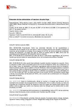 Entrevista a Francisco Acosta Orge