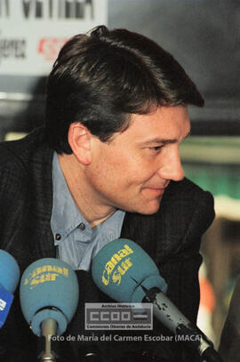 Rueda de prensa y asamblea de CC.OO. Sevilla con Antonio Gutierrez – 20