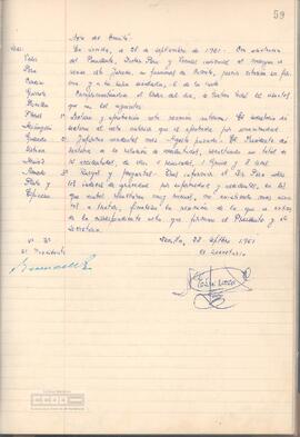 1961 (28 de septiembre) – Acta del Comité de Seguridad e Higiene