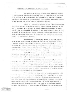 Informe sobre la lucha de los trabajadores del campo de Brenes.