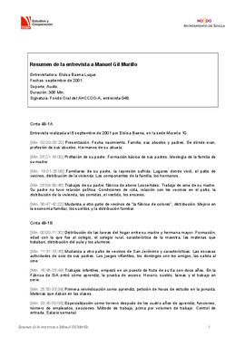 Entrevista a Manuel Gil Murillo