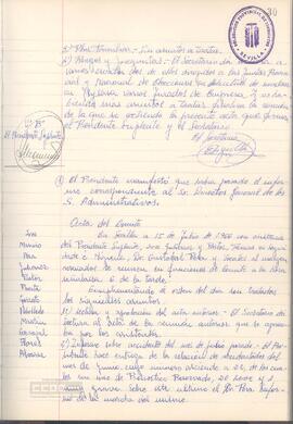 1966 (15 de julio) – Acta del Comité de Seguridad e Higiene