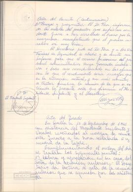 1966 (13 de septiembre) – Acta del Jurado