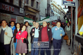Manifestación de trabajadores de la Alimentación contra los despidos en Cunia – 02