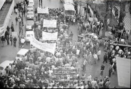 Concentración y manifestación de trabajadores del Ministerio de Defensa (personal laboral no funcionario)
