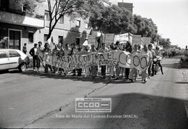 Manifestación en Sevilla de trabajadores en huelga de la empresa MASS (Alcalá) – 19