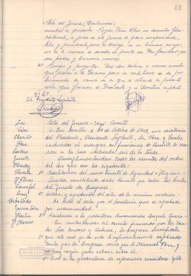 1963 (29 de octubre) – Acta del Comité de Seguridad e Higiene