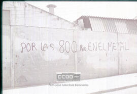Pintadas "Por las 800 pesetas en el metal" – 04