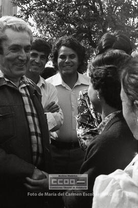 Visita de Marcelino Camacho a La Luisiana y a Puebla de Cazalla