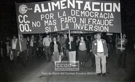 Manifestación en defensa del empleo y por el cumplimiento del ANE