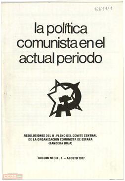 La política comunista en el periodo actual