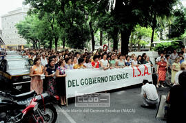 Manifestación de la mujeres de los trabajadores de ISA  – 03