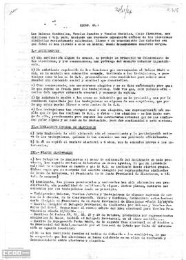 Carta de los representantes sindicales de Madrid al Vicepresidente del Gobierno sobre los defectos de las elecciones sindicales.