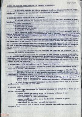 Esquema para la preparación del IV Congreso de la Organización Comunista de España (Bandera Roja)
