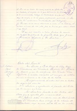 1970 (29 de mayo) – Acta del Comité de Seguridad e Higiene