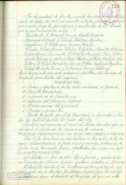 1973 (20 de julio),  Acta del Pleno del Jurado de Empresa