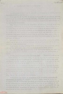 “El Partido y las Centrales Sindicales”. Documento aprobado por el Comité Ejecutivo Federal del PTE