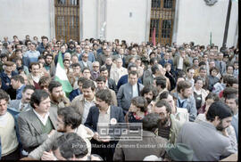 Mitin del PCA del 28F, día de Andalucía, de 1983